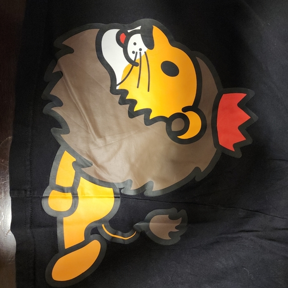 Ape Tees Jim Design Black T Shirt Lion Mens XL **has Minor Defect SEE Descr - Picture 8 of 8